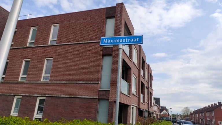 De Máximastraat in St. Willebrord (foto: Sabrina Gaarenstroom).