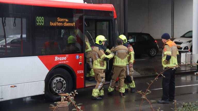 Het ongeluk gebeurde in de buurt van het NS-Plein in Tilburg (foto: Corrado Francke).