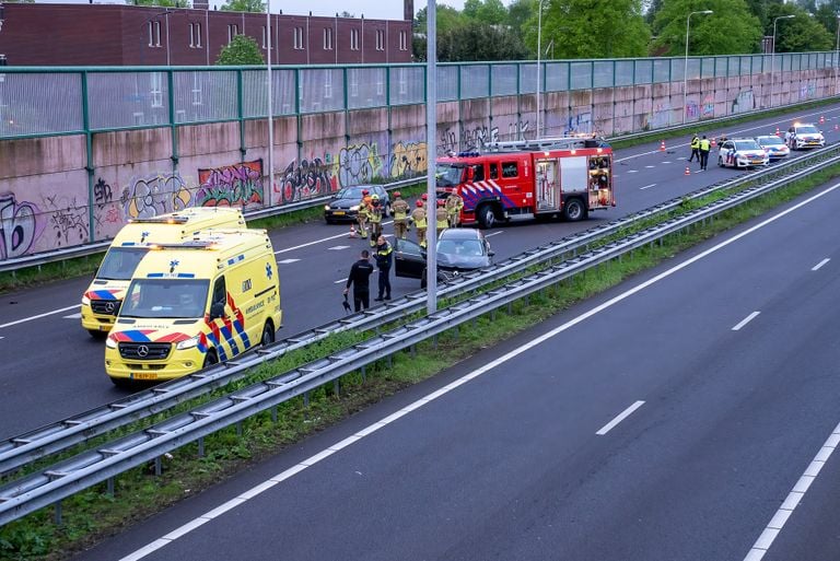 事故发生在瓦尔韦克附近的 A59 高速公路上（照片：Iwan van Dun/SQ Vision）