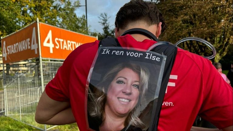 Deze deelnemer rent voor Ilse.