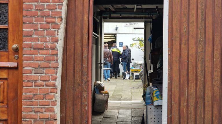 De loods achter het huis (foto: Omroep Brabant).