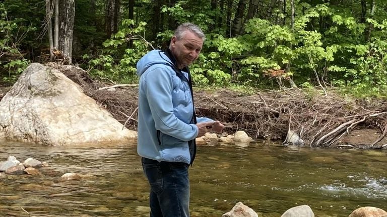 La photo que Christel a prise d'Erik lors de leurs dernières vacances (photo privée).