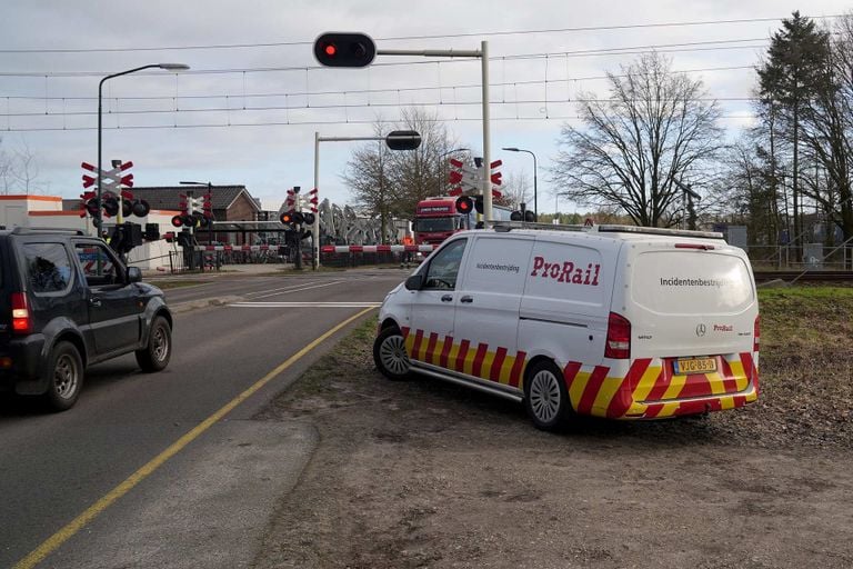 ProRail handelt het incident af (foto: WdG/SQ Vision).