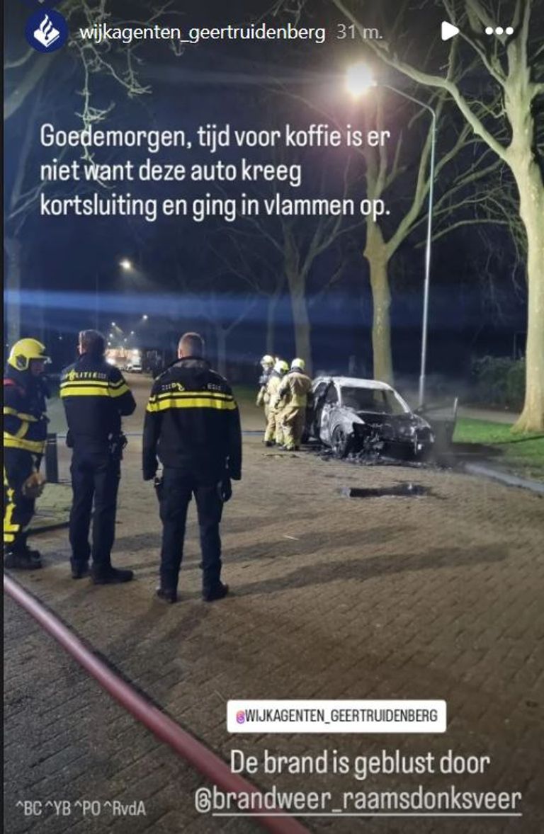 Foto: Instagram wijkagenten Drimmelen