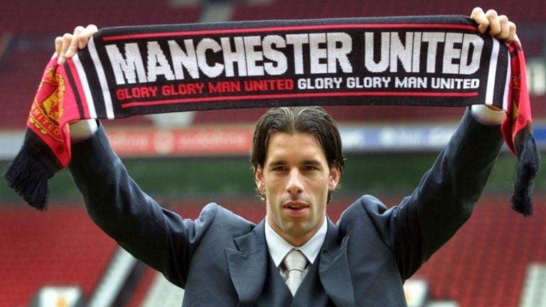 Ruud van Nistelrooij ging 20 jaar geleden van PSV naar Manchester United