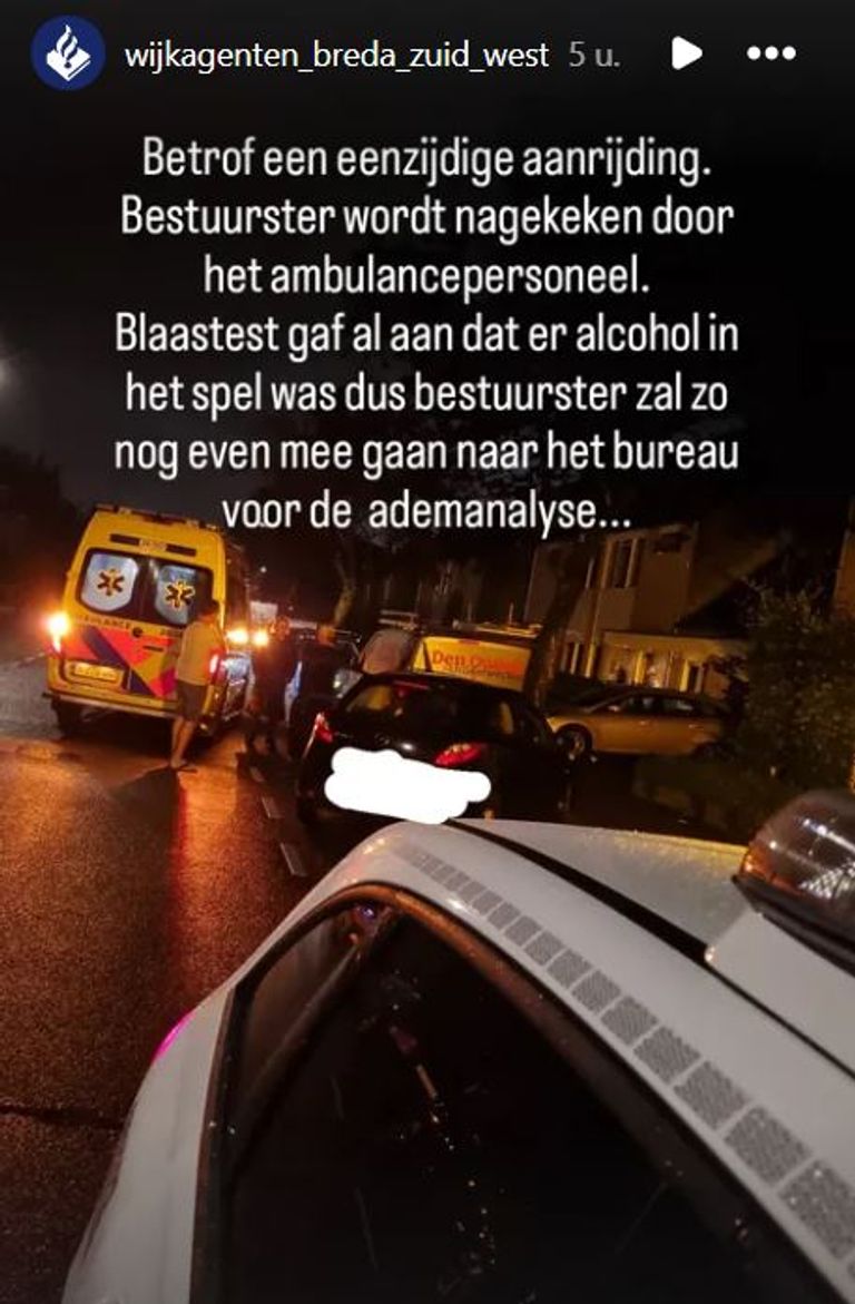 Foto: Instagram politie Breda Zuidwest