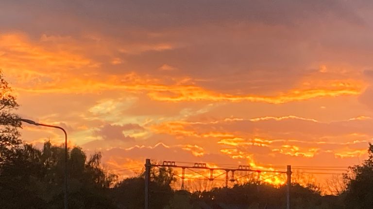 Mooie luchten boven Vught. (Foto: Sies van der Pluijm, Den Bosch) 