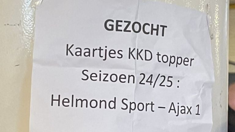 Gezocht kaartjes Helmond-Ajax