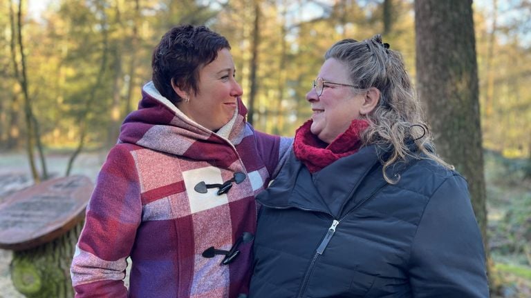 Jacqueline en Judith bouwden met de jaren een sterke band op (foto: Floortje Steigenga).