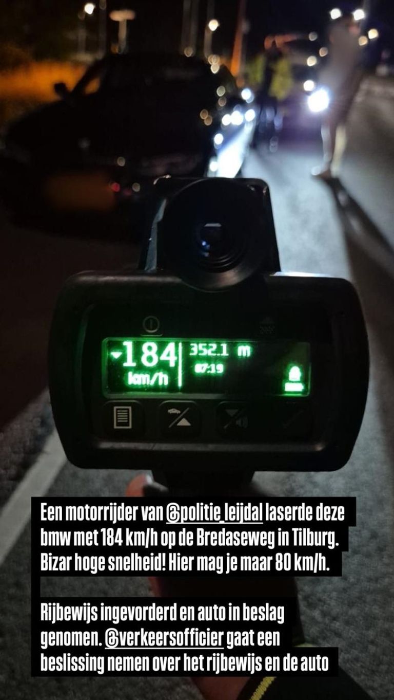 Foto: Instagram / Politie Leijdal