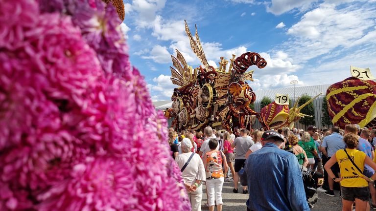 Kijkdag Bloemencorso Zundert (foto: Noël van Hooft)