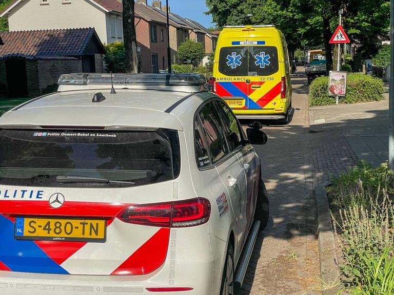Politie en ambulance werden ingeschakeld (foto: Harrie Grijseels/Persbureau Heitink).