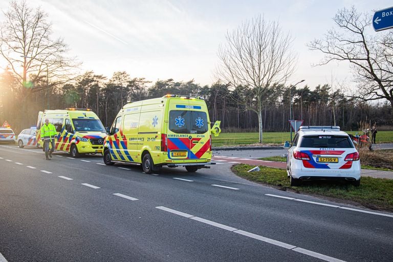 De T-splitsing waar het ongeluk gebeurde (foto: SQ Vision).