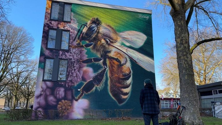 Paul Watty bij zijn bij (foto: Tom van den Oetelaar).