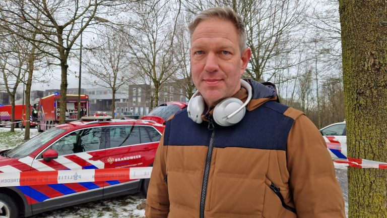 Bewoner Sander probeert de rust vooral te bewaren (foto: Tom Berkers).