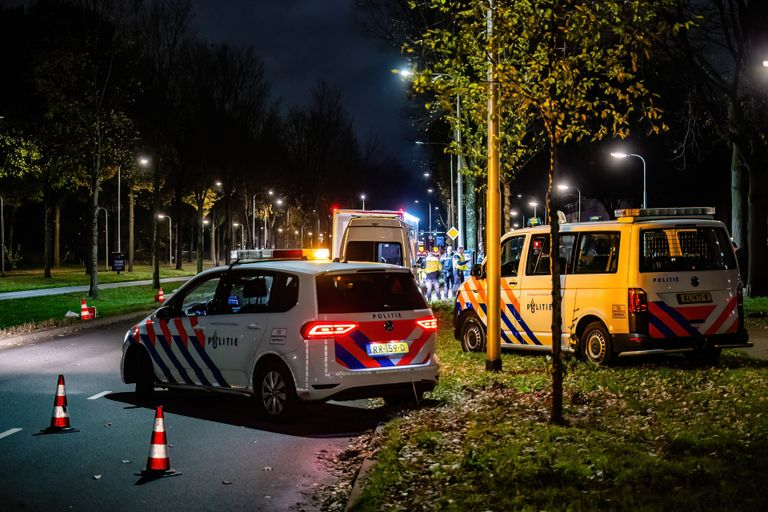 De alcoholcontrole vond plaats op de Rueckertbaan in Tilburg (foto: Jack Brekelmans/SQ Vision).