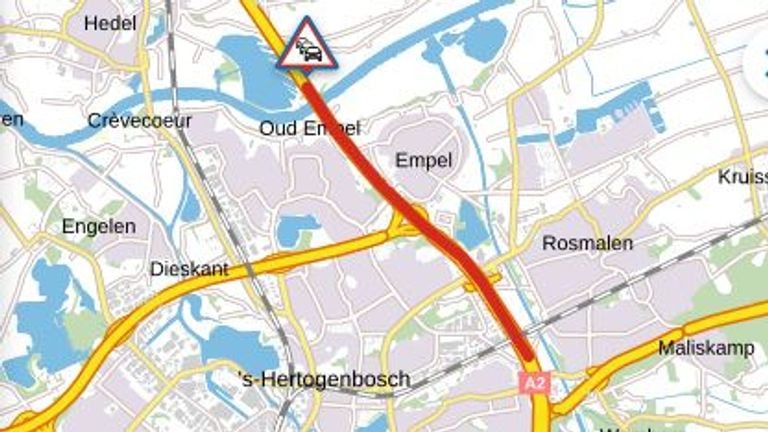 Foto: Rijkswaterstaat Verkeersinformatie.