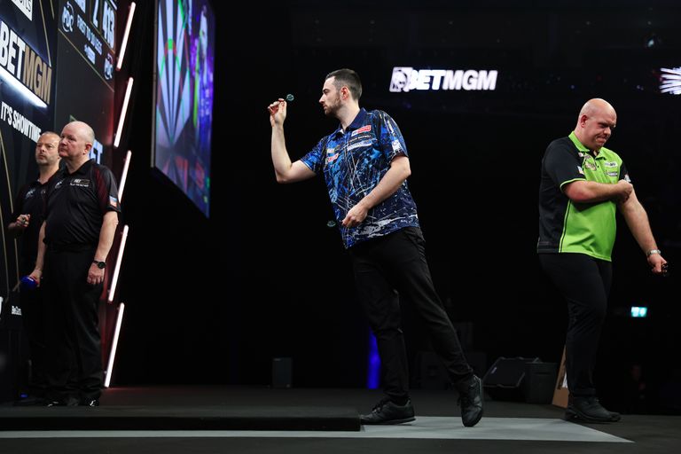 Luke Humphries maakte indruk met een paar fraaie finishes (foto: PDC).