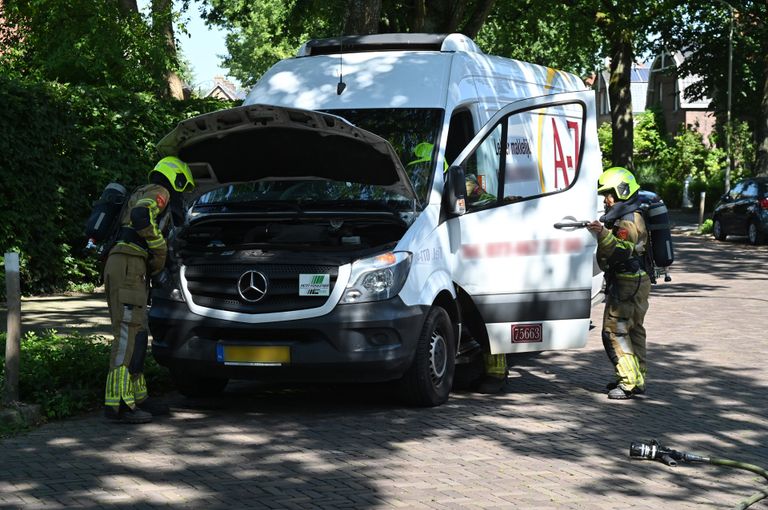 Het probleem bleek een losse slang van de airco (foto: Perry Roovers/SQ Vision).