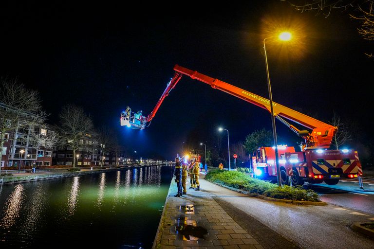 Er was onder meer een hoogwerker nodig (foto: SQ Vision).