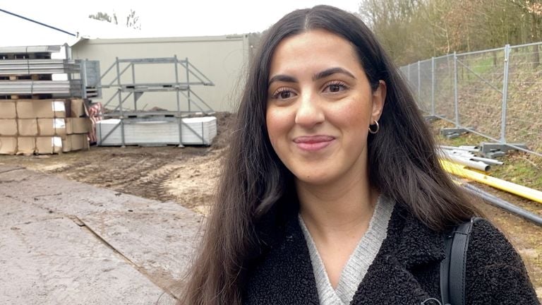 Soumia Tahrioui gaat voor COA aan de slag in de noodopvang in Rosmalen (foto: Jan Peels)