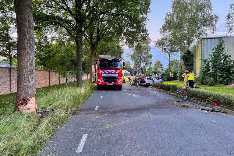 het ging mis op de Loovebaan in Someren (foto: Harrie Grijseels/SQ Vision).