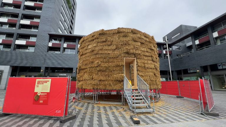 Kunstwerk Civil op het Pieter Vreedeplein in Tilburg (foto: Tom van den Oetelaar).