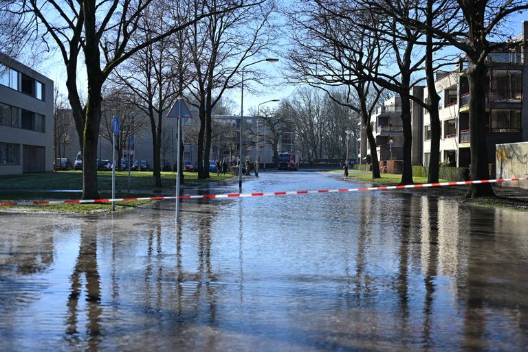 Een aantal straten is afgezet (foto: SQ Vision/Tom van der Put).