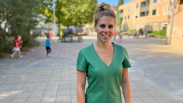 Directrice Marieke Snoeks van basisschool De Heydonck (foto: Rogier van Son).