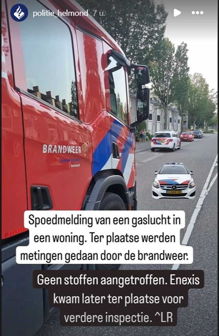 Foto: Instagram politie Helmond