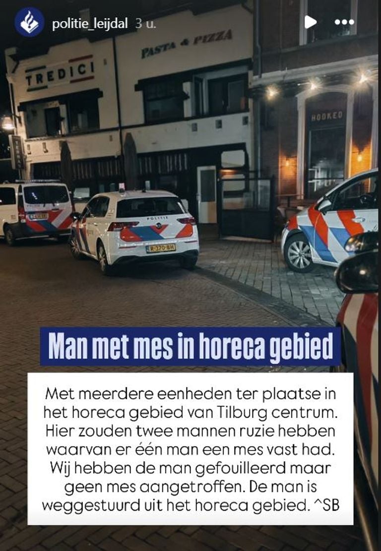 Foto: Instagram politie Leijdal