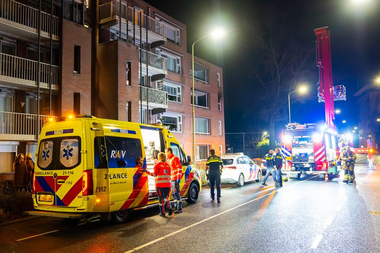 Er waren veel hulpverleners op de been (foto: Gabor Heeres/SQ Vision).