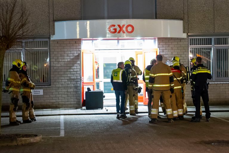 Wat er precies aan de hand was bij het bedrijf GXO in Oss is niet bekendgemaakt (foto: Gabor Heeres/SQ Vision).