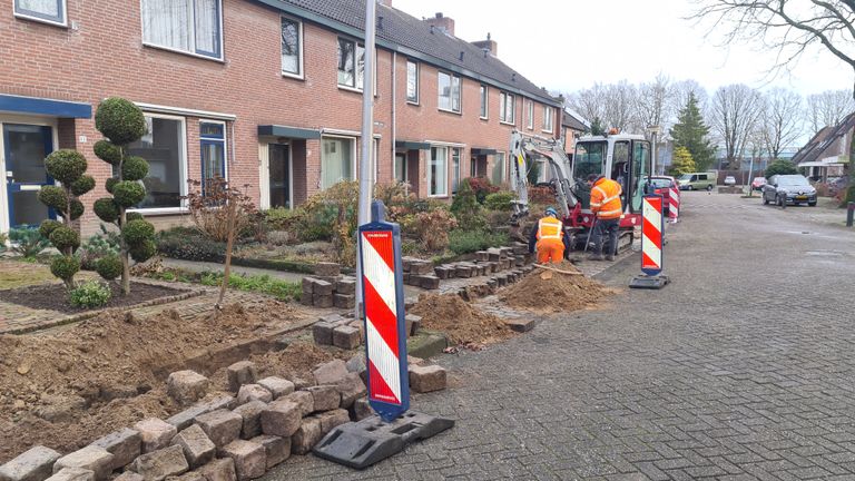 Volgende week moeten de werkzaamheden klaar zijn (foto: Noël van Hooft)