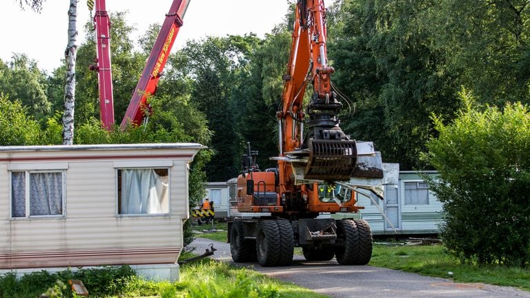 Het ontruimen van veld F doet de bewoners pijn. (Foto: Marcel van Dorst)