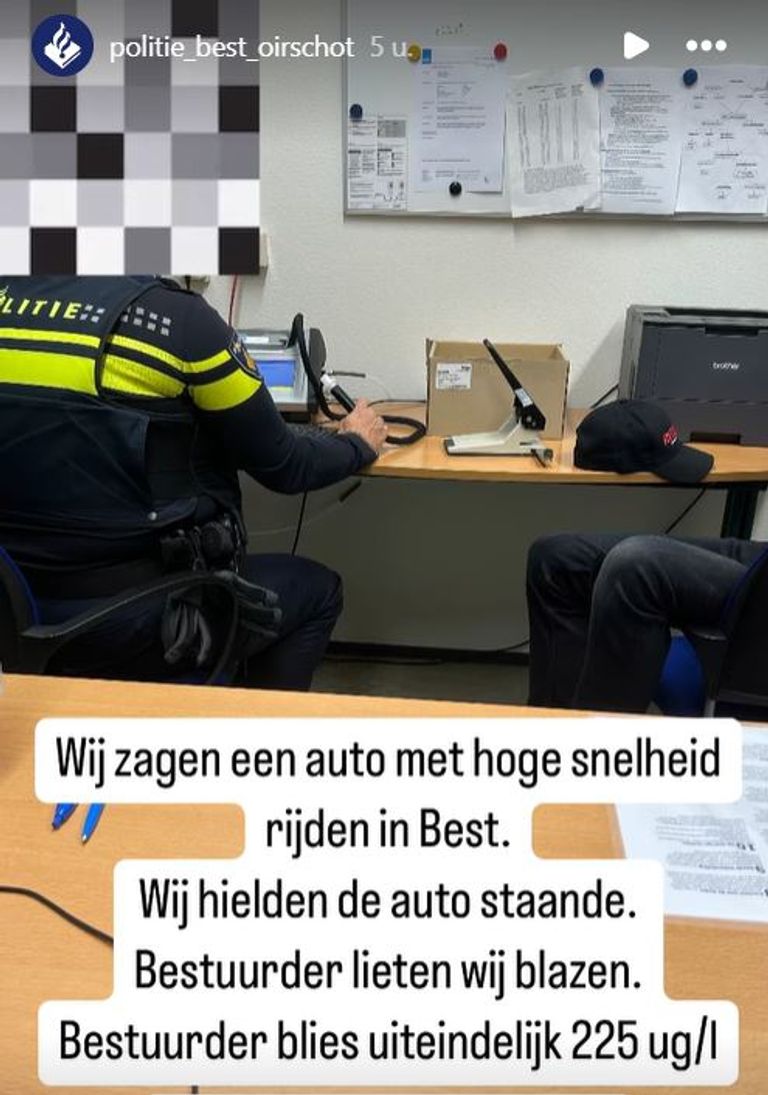 Foto: Instagram politie Best-Oirschot