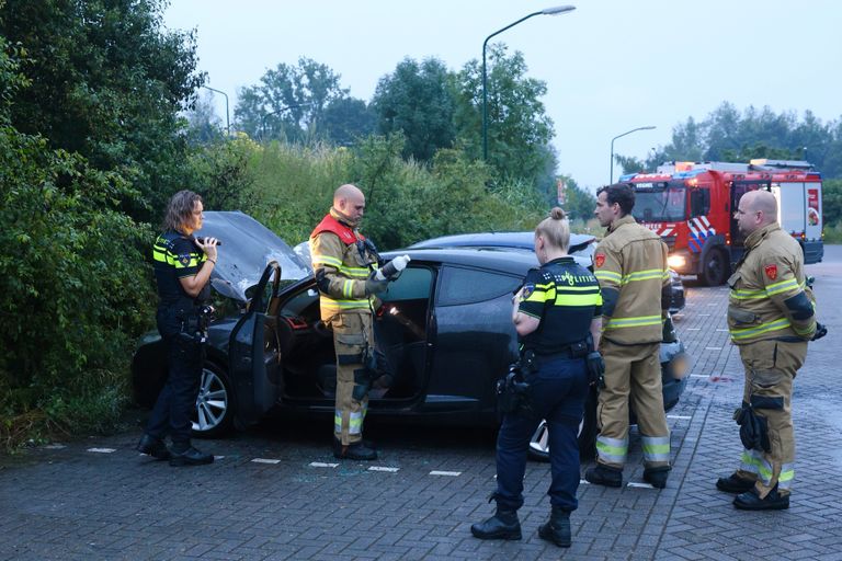 Er lijkt sprake van brandstichting in Veghel (foto: Sander van Gils/SQ Vision).