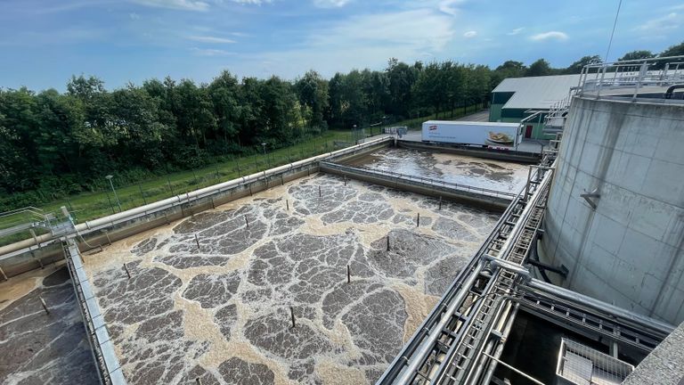 De waterzuivering van Peka Kroef (foto: Jos Verkuijlen).