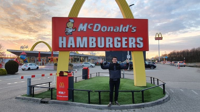 Martin bij zijn favoriete locatie (foto: Koen van den Boomen).