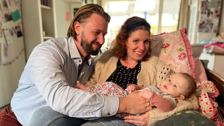 Vader Miklas, moeder Jolanda en dochter Jessica (foto: Rogier van Son).