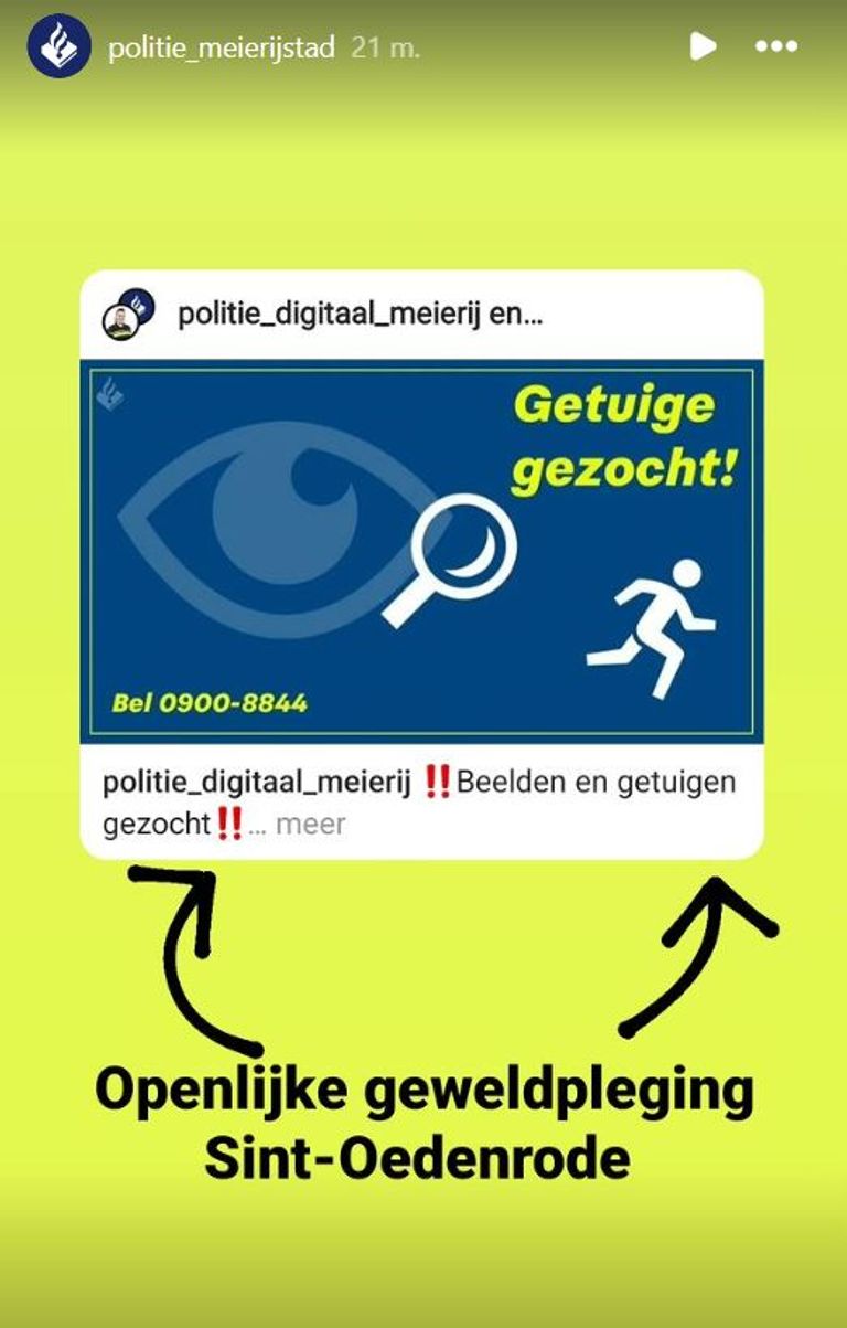 Foto: Instagram politie Meierijstad