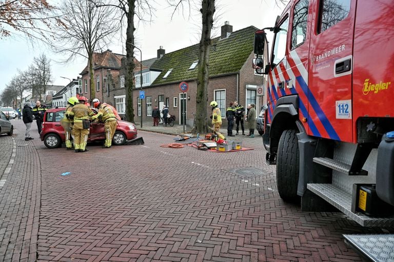 Brandweer, politie en ambulance werden opgetrommeld (foto: Toby de Kort/SQ Vision).