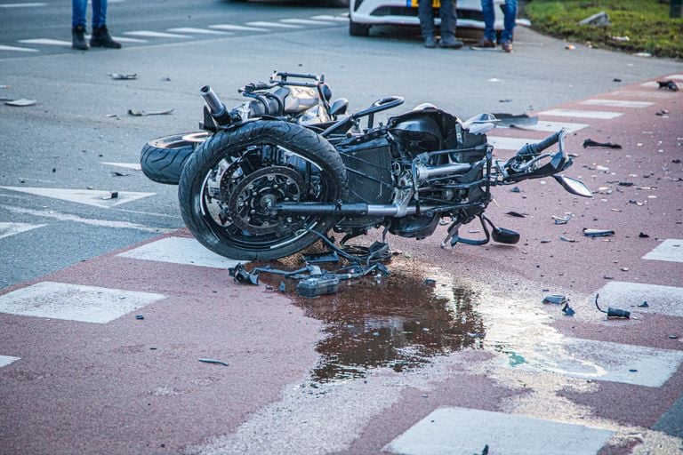 De zwaar beschadigde motor (foto: SQ Vision).