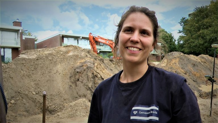 Archeologe Lina de Jonge. (foto: Raoul Cartens)