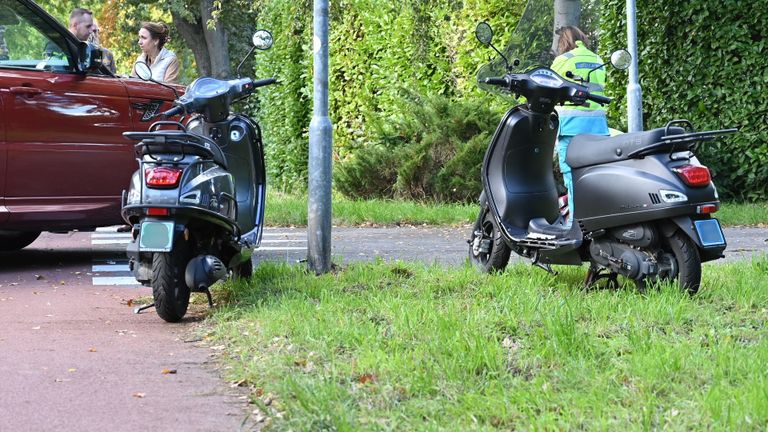 De botsing vond plaats aan het Heilaarpark in Breda (foto: Perry Roovers/SQ Vision).