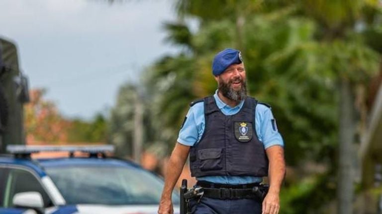 Toon Brood was alom geliefd onder zijn collega's van de Koninklijke Marechaussee (foto: Facebook Breda International Airport).