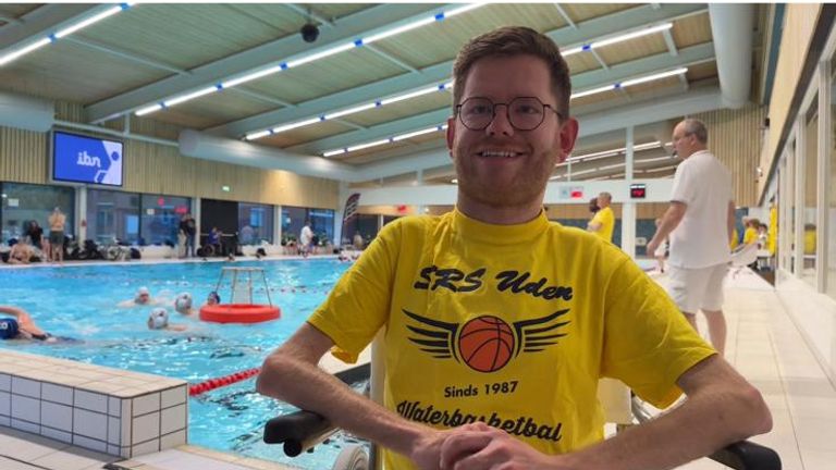 Joep van Lankveld, bestuurslid en speler van SRS. (Foto: Leon Voskamp)