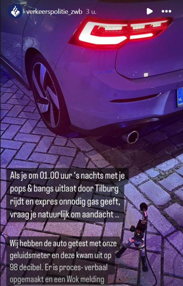 Foto: Instagram Verkeerspolitie Zeeland-West-Brabant