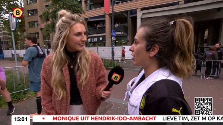 Maxim van Elderen liep de halve marathon.