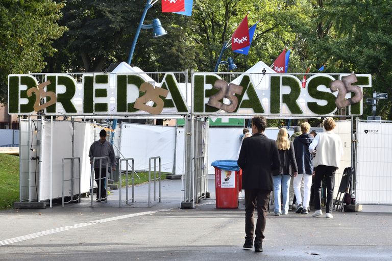 Popfestival Breda Barst vindt plaats in het Valkenbergpark (foto: ANP 2022/Erald van der Aa).